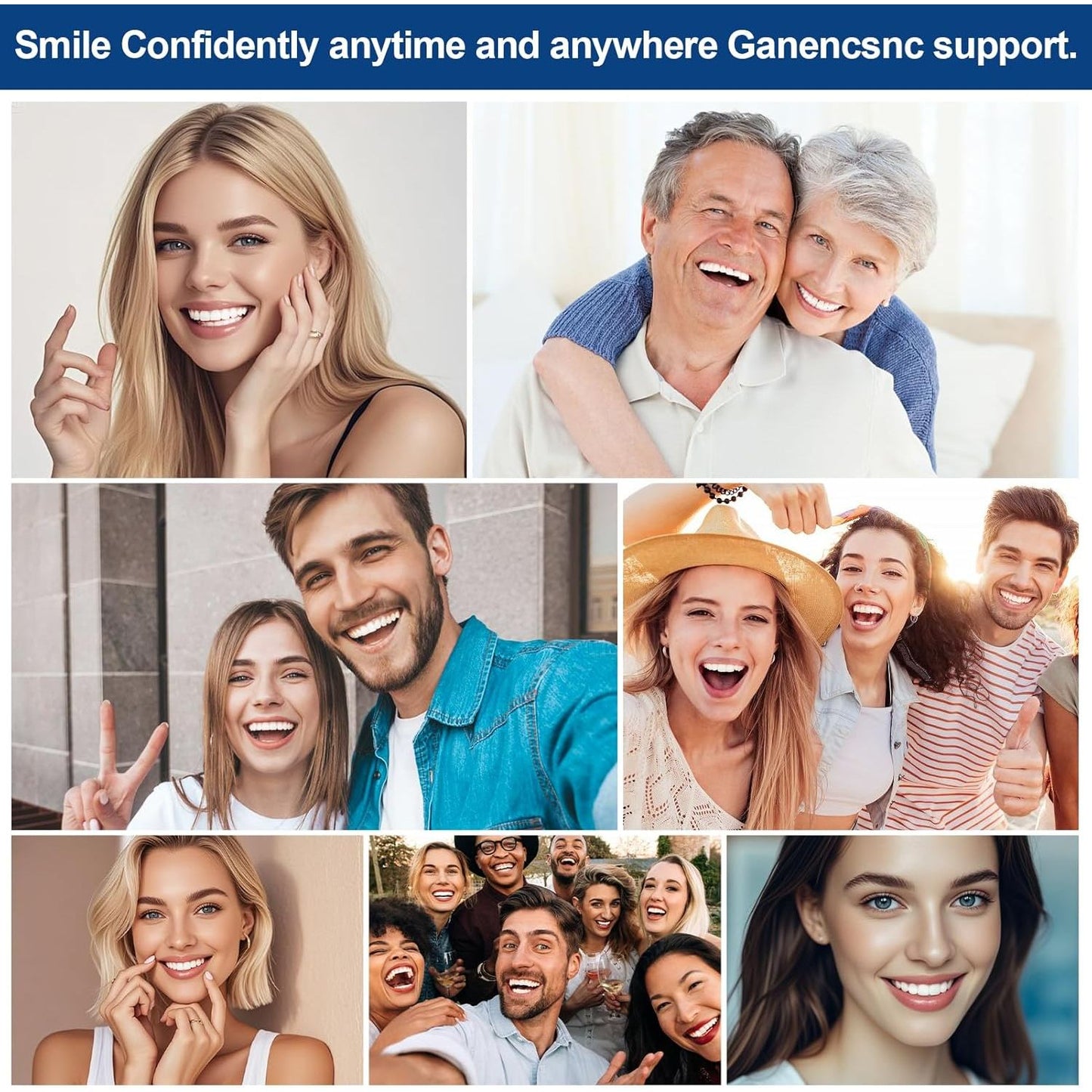Ganencsnc Teeth Whitening Gel Refill Syringes 35% Carbamide Peroxide 10 x 3ml