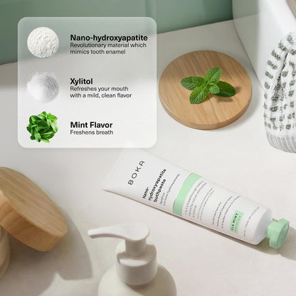Boka Fluoride-Free Nano Hydroxyapatite Toothpaste Ela Mint - view 4