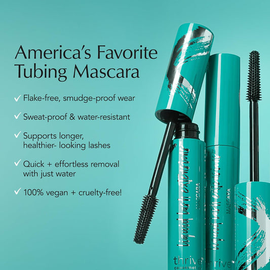 Thrive Causemetics Liquid Lash Extensions Tubing Mascara, Brown Black - view 2