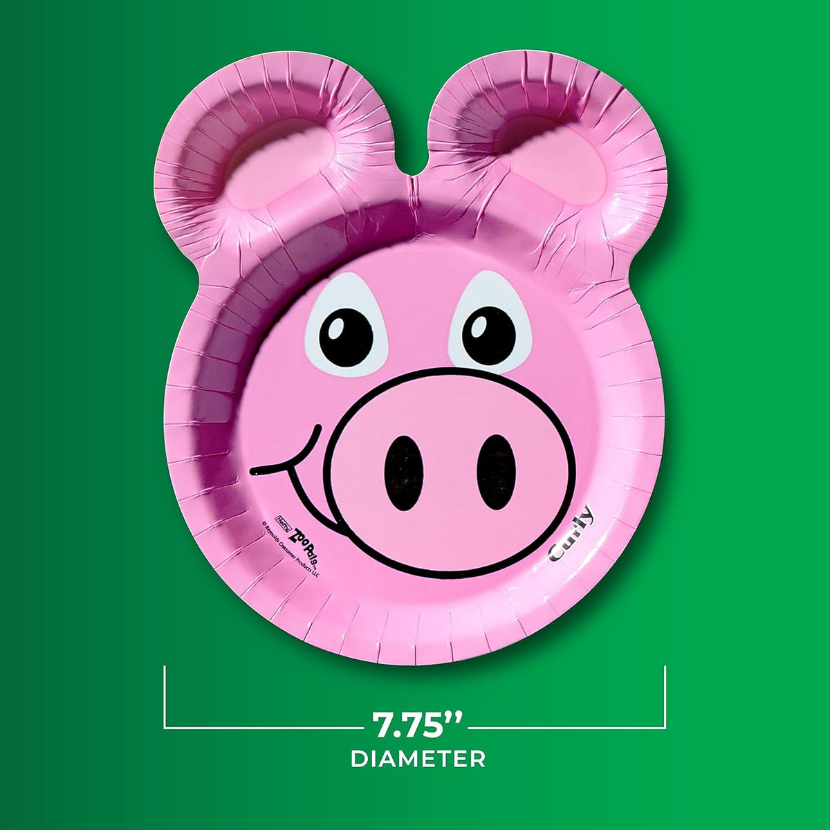 Hefty Zoo Pals Kids Paper Plates, 7.75 Inch, 20 Count - view 3