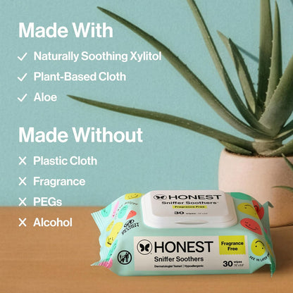 The Honest Company Snot Removing Wipes, Hypoallergenic, 60 Count - view 3