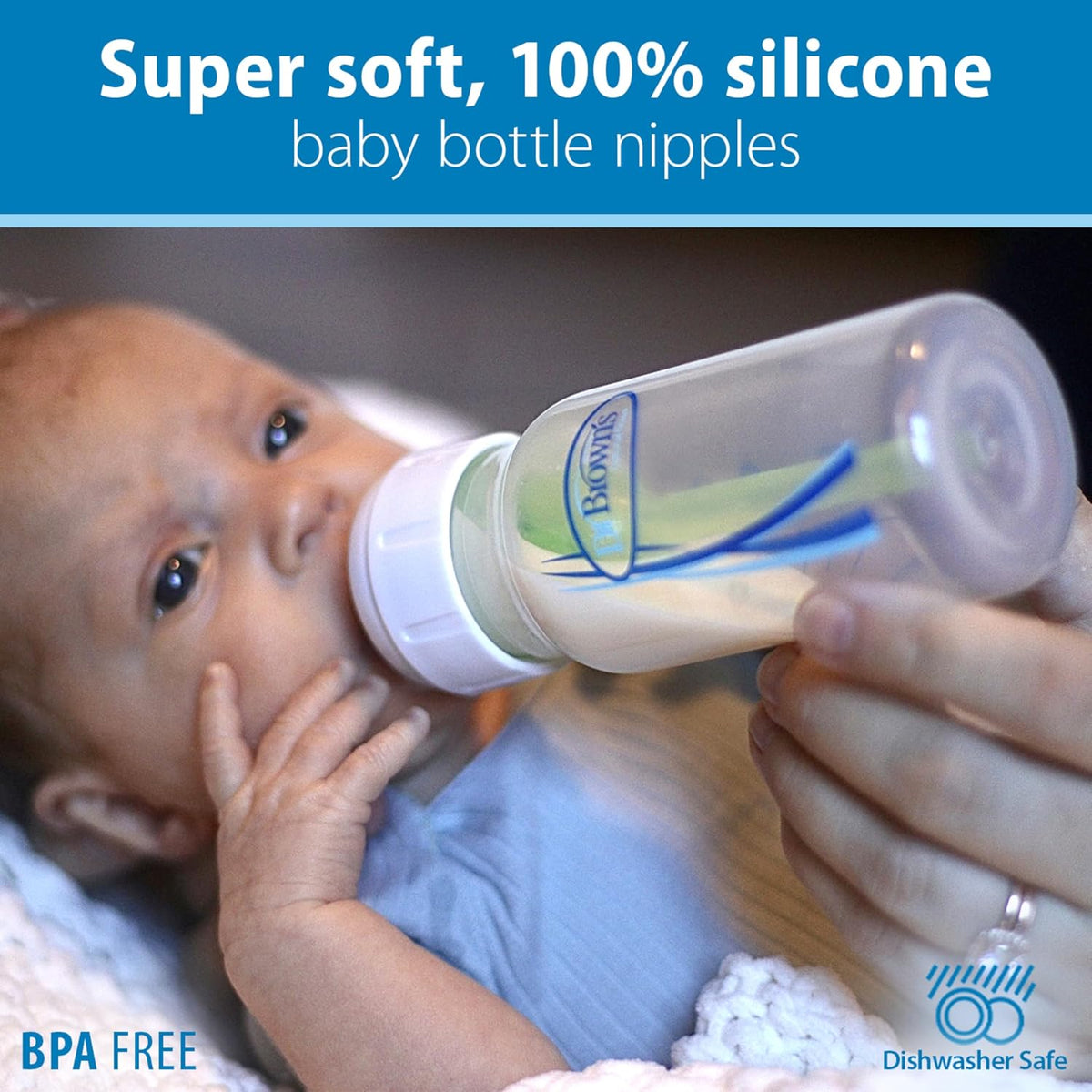 Dr. Brown's Narrow Anti-Colic Level T Baby Bottle Teat, 6 Pack - view 6