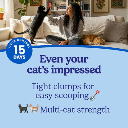 Fresh Step Extreme Clump Multi-Cat Litter, Mountain Spring, 18.5 lb, 2 Pack - view 3