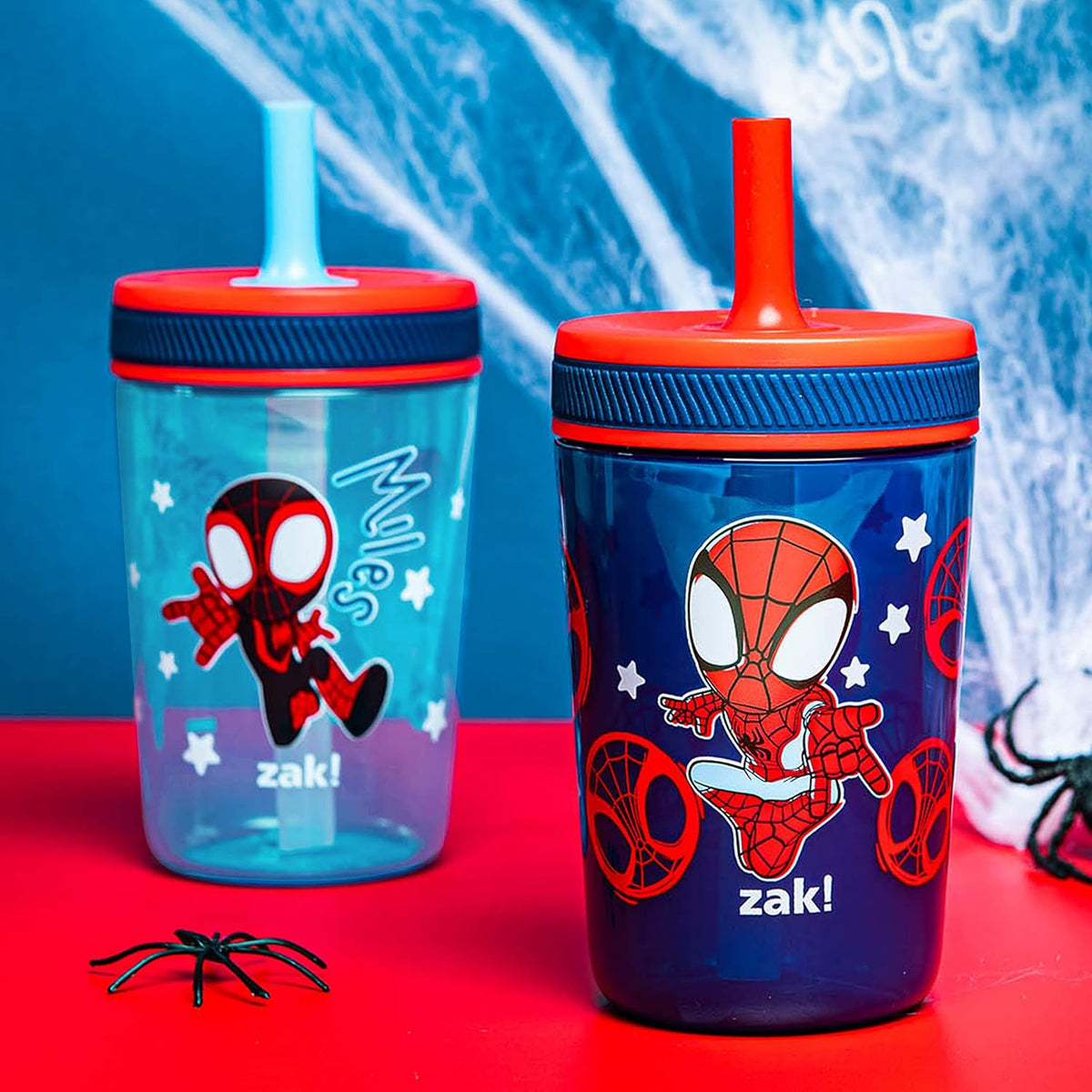 Zak Designs Marvel Spider-Man Kelso Toddler Cups, 15 oz, 2-Pack - view 2