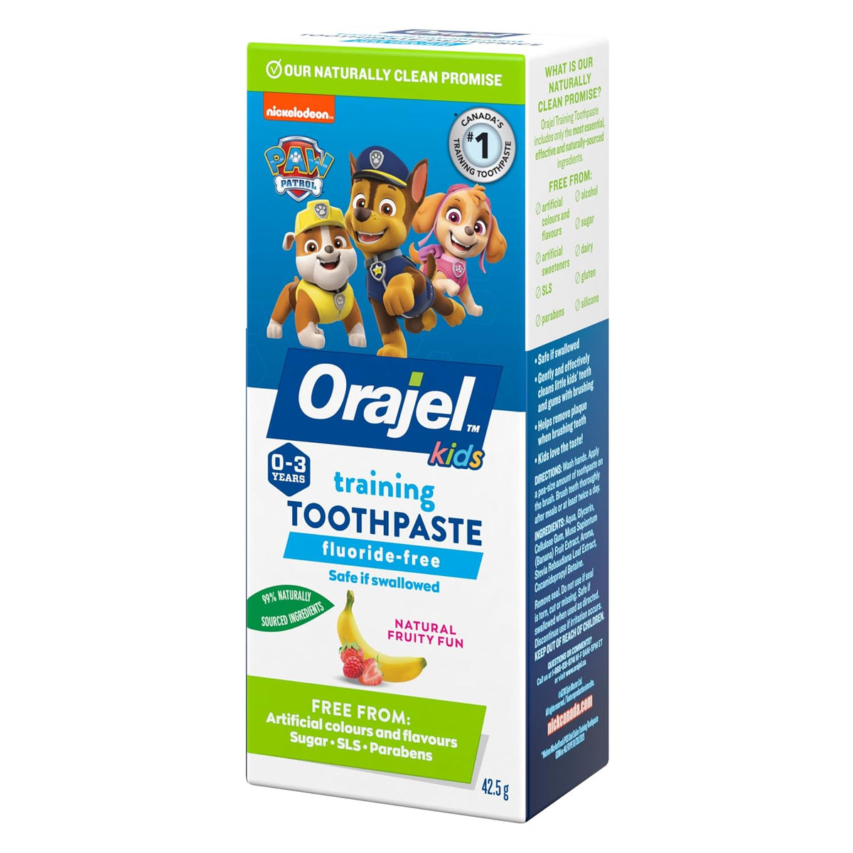 Orajel PAW Patrol Fluoride-Free Training Toothpaste, 1.5 oz - view 3