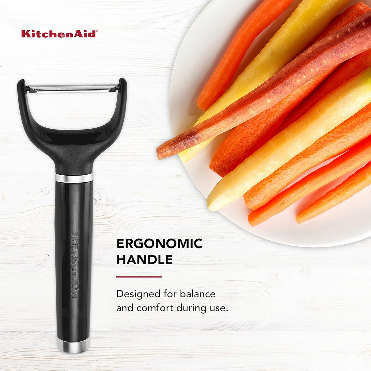 KitchenAid Y Peeler with Ergonomic Handle and Protective Cover - view 5