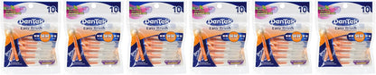 DenTek Easy Brush Interdental Cleaners Standard Mint, 10 Count, Pack of 6 - view 3