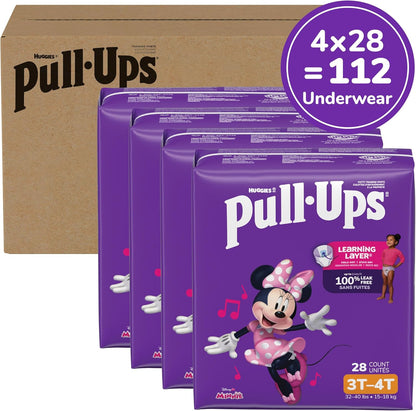 Pull-Ups Girls' Potty Training Pants, Size 3T-4T, 112 Count - view 2