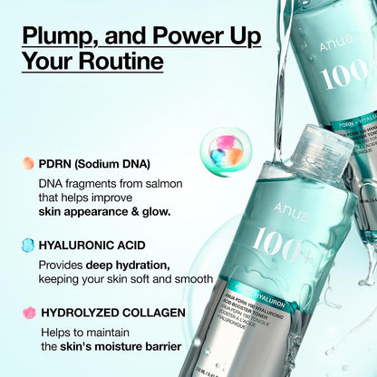 Anua PDRN 100 Hyaluronic Acid Booster Toner 250ml - view 3