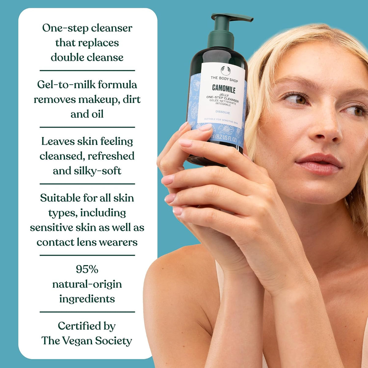 The Body Shop Camomile Jelly One-Step Cleanser 8.2 fl oz - view 5