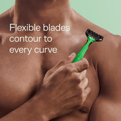Schick Xtreme3 Sensitive 3-Blade Disposable Razors for Men, 12 Count - view 4
