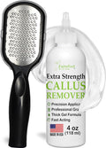 EntreFeet Foot Callus Remover Gel and File Kit, Extra Strength, 113 g (4 oz)