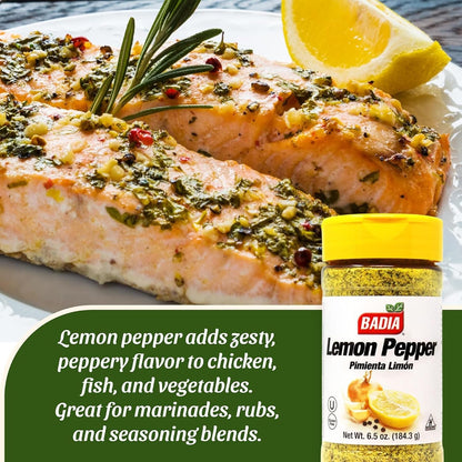 Badia Lemon Pepper Seasoning 184.3 g (6.5 oz) - view 3