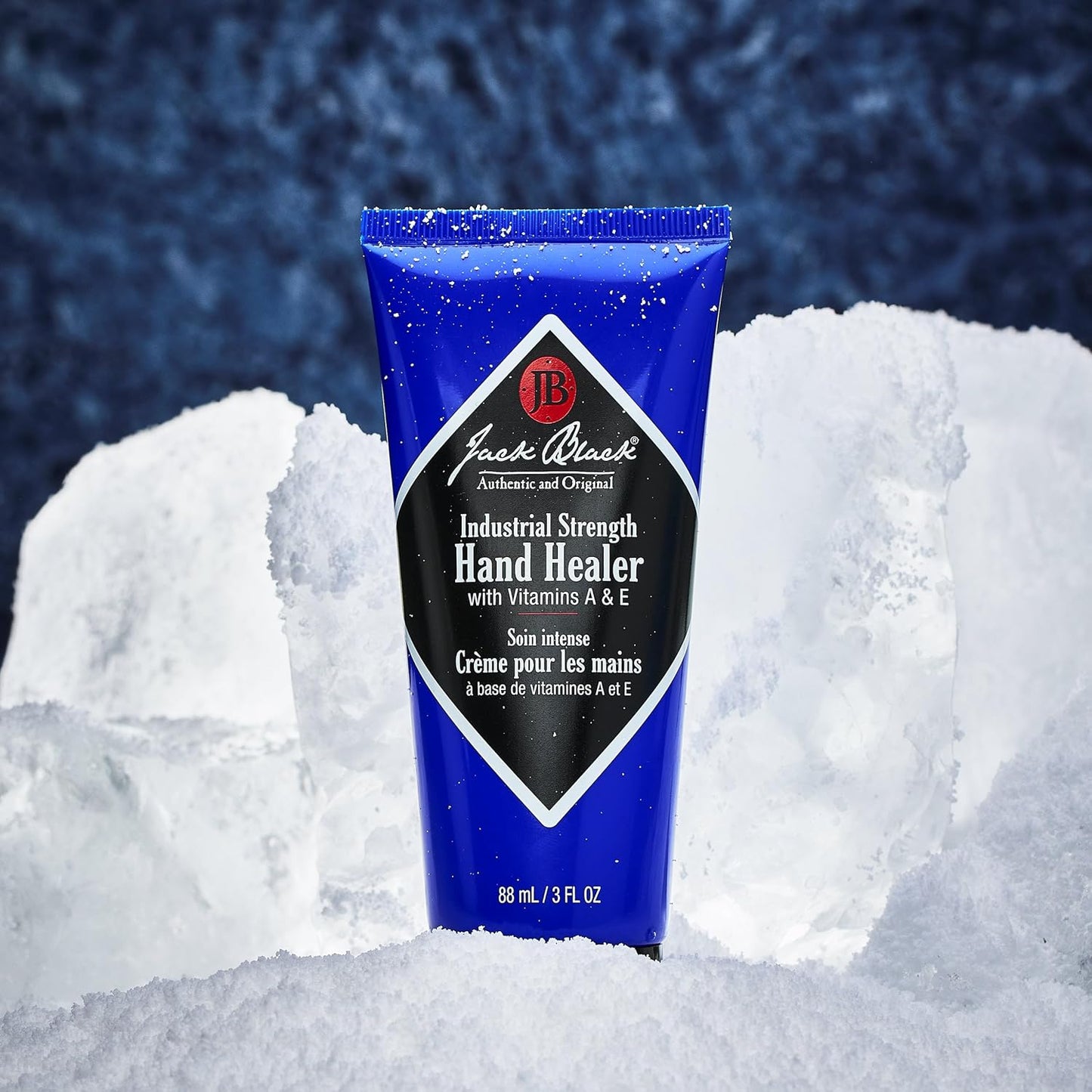 Jack Black Industrial Strength Hand Healer 88ml (3 fl oz) – Heavy-Duty Hand Cream for Dry, Cracked Hands