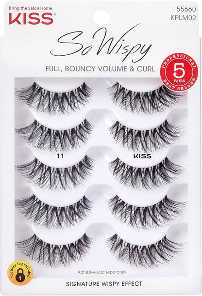 KISS Ever EZ Lashes No. 05 False Eyelashes, 5 Pairs
