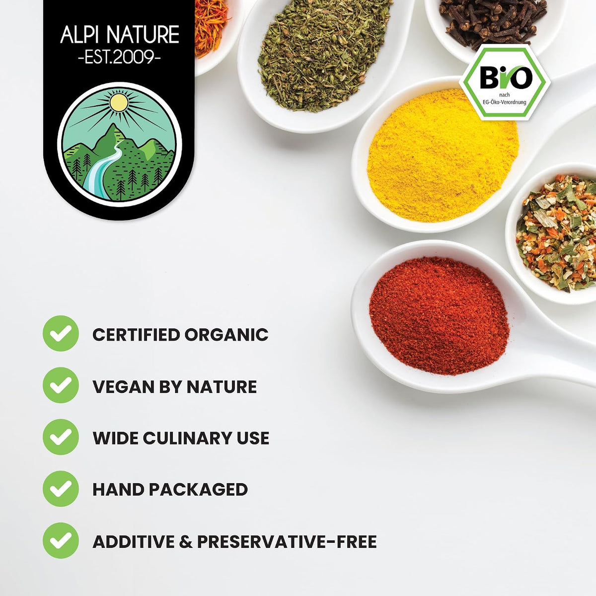 Alpi Nature Organic Cayenne Pepper Powder 250 g - view 5