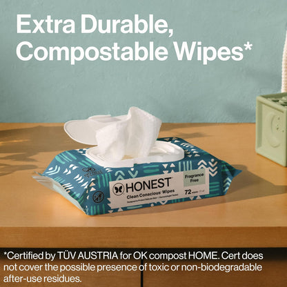 The Honest Company Multi-Use Baby Wipes, Balance Blues, 576 Count - view 4