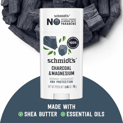 Schmidt's Natural Deodorant Charcoal + Magnesium 2.65 oz - view 4