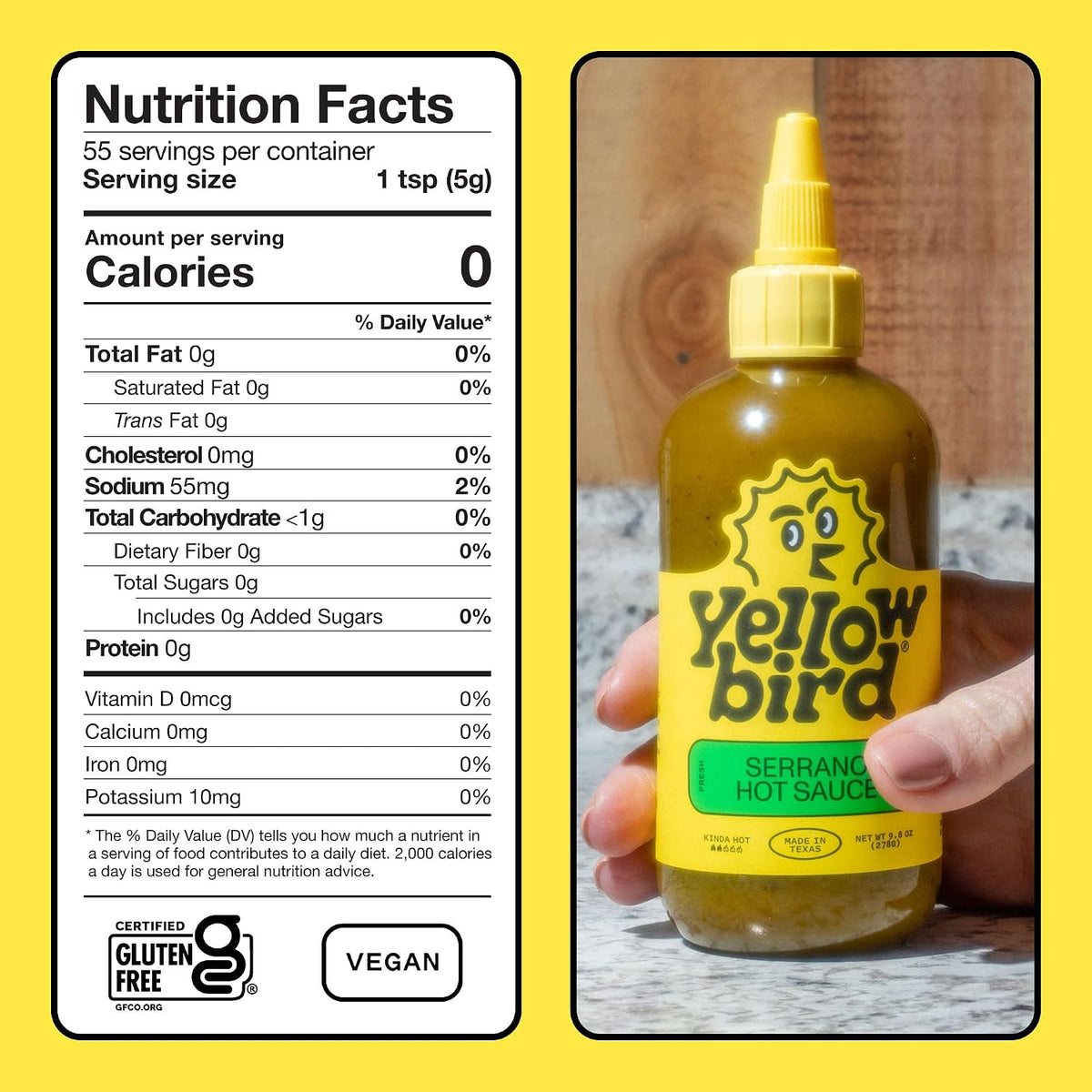 Yellowbird Serrano Hot Sauce 9.8 oz - view 2