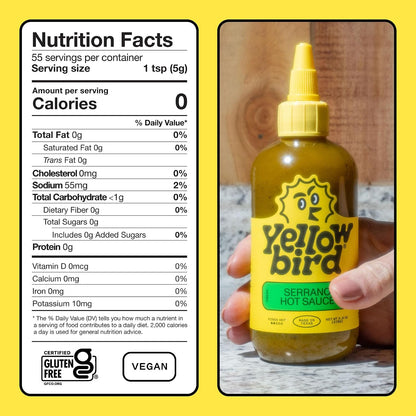Yellowbird Serrano Hot Sauce 9.8 oz - view 2