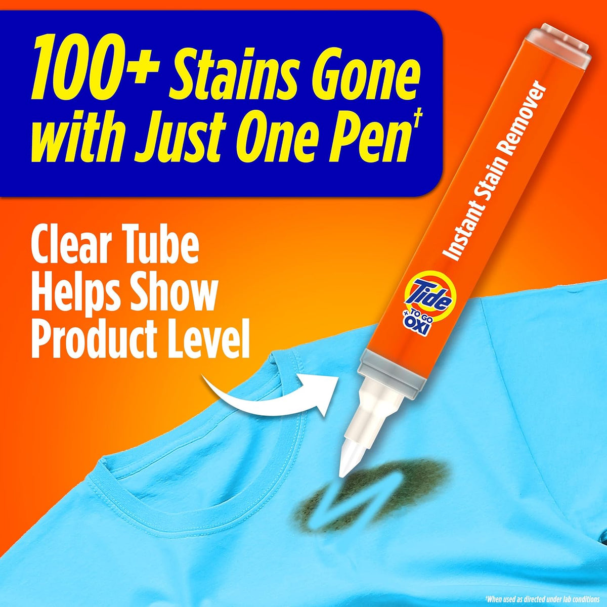 Tide To Go Stain Remover Pen, Portable, 3 Count - view 2