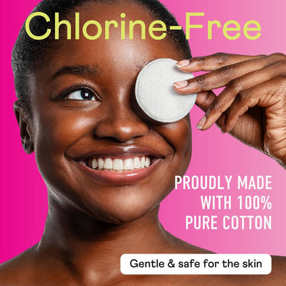 Swisspers Premium Dual-Sided Cotton Rounds, 100 Count, Pack of 3 - view 6