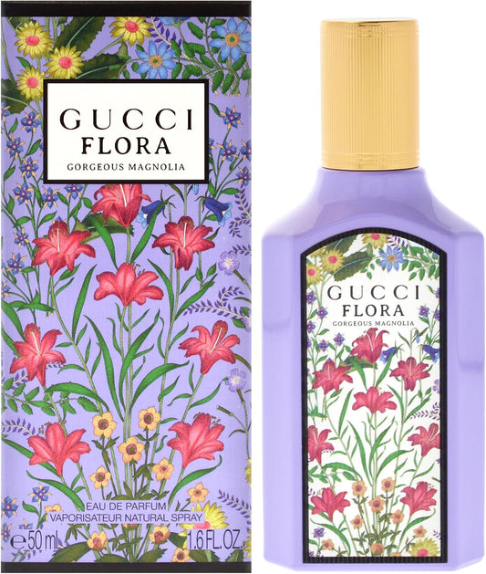 Gucci Flora Gorgeous Magnolia Eau de Parfum Spray for Women, 1.6 oz