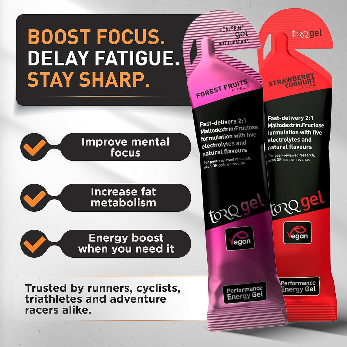 TORQ Energy Gel Variety Sampler Pack, 12 Gels - view 5