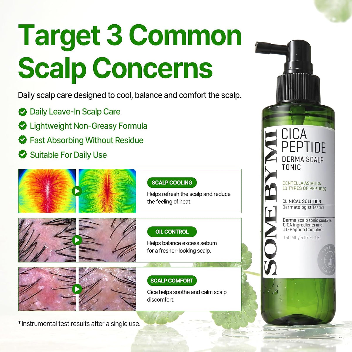 Some By Mi Cica Peptide Derma Scalp Tonic 5.07 fl oz - view 5
