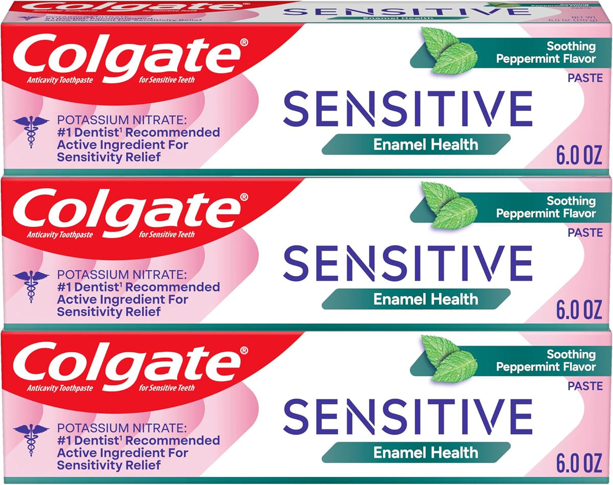 Colgate Sensitive Prevent and Repair Toothpaste, 6 oz, Pack of 3 — product view