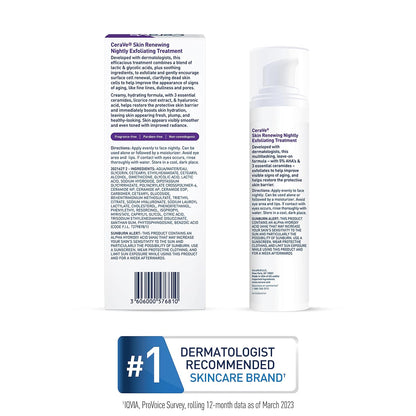 CeraVe Nightly Exfoliating Serum with Glycolic Acid 1.7 oz - view 5
