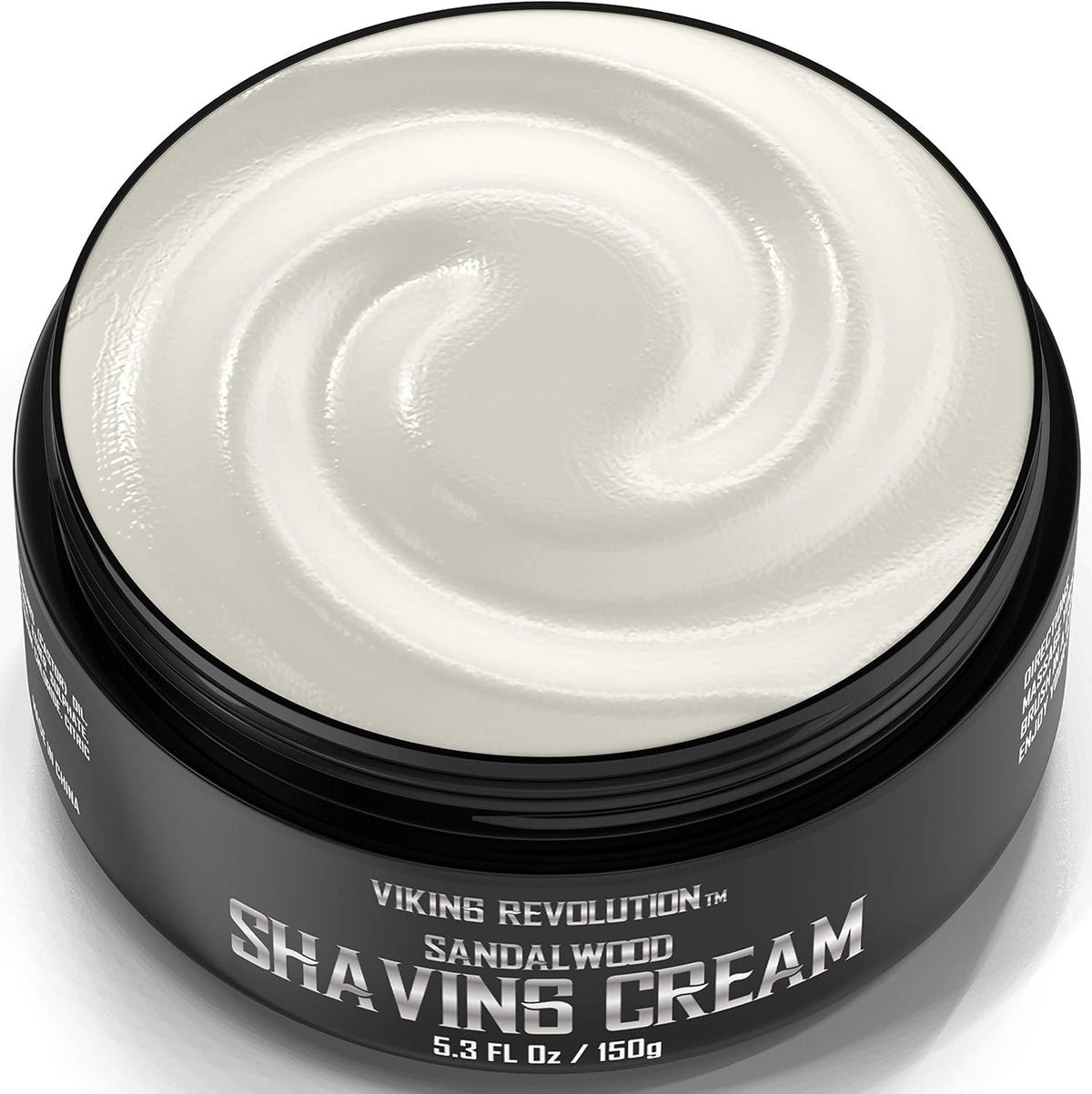 Viking Revolution Shaving Cream for Men, Sandalwood, 5.3 oz - view 5