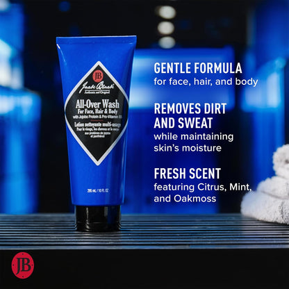 Jack Black All Over Wash Face, Body & Hair Cleanser, 10 Fl Oz (300 ml) - view 3