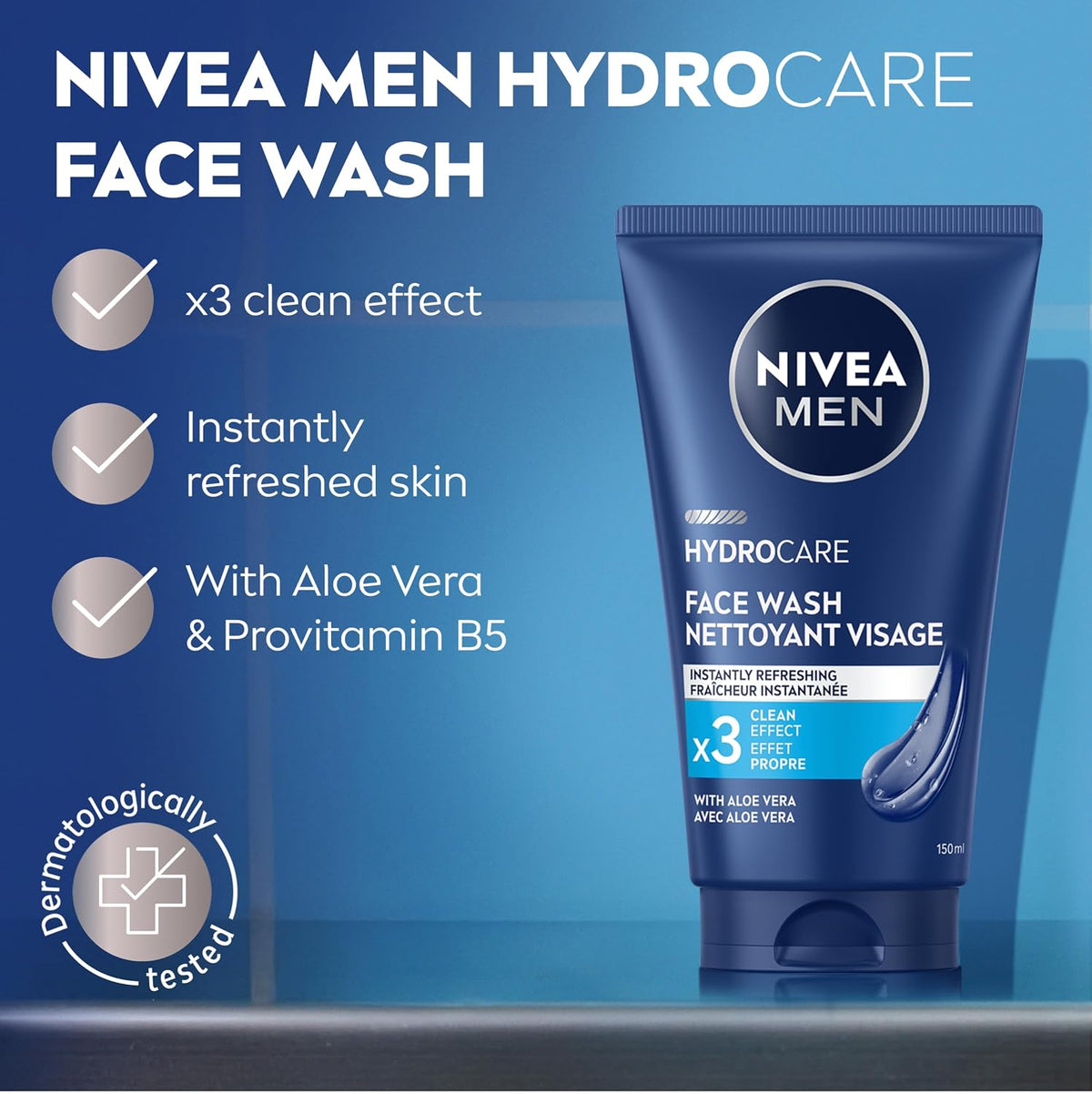 NIVEA MEN Maximum Hydration Face Wash, 5 fl oz - view 2
