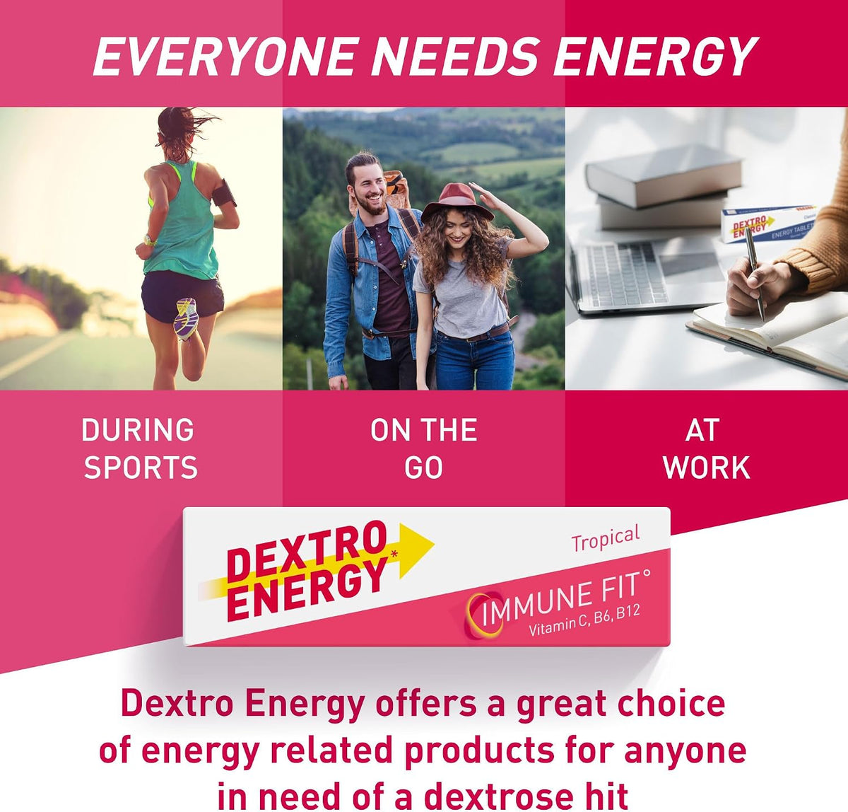 Dextro Energy Tropical Glucose Tablets 14 Count (Pack of 24) - view 5