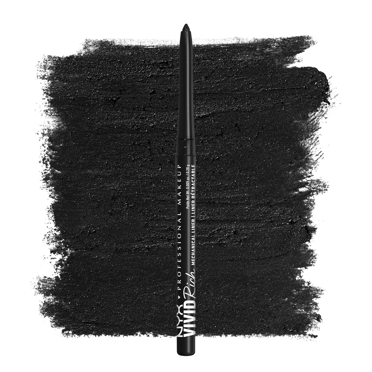 NYX Professional Makeup Vivid Rich Mechanical Eye Pencil, Always Onyx