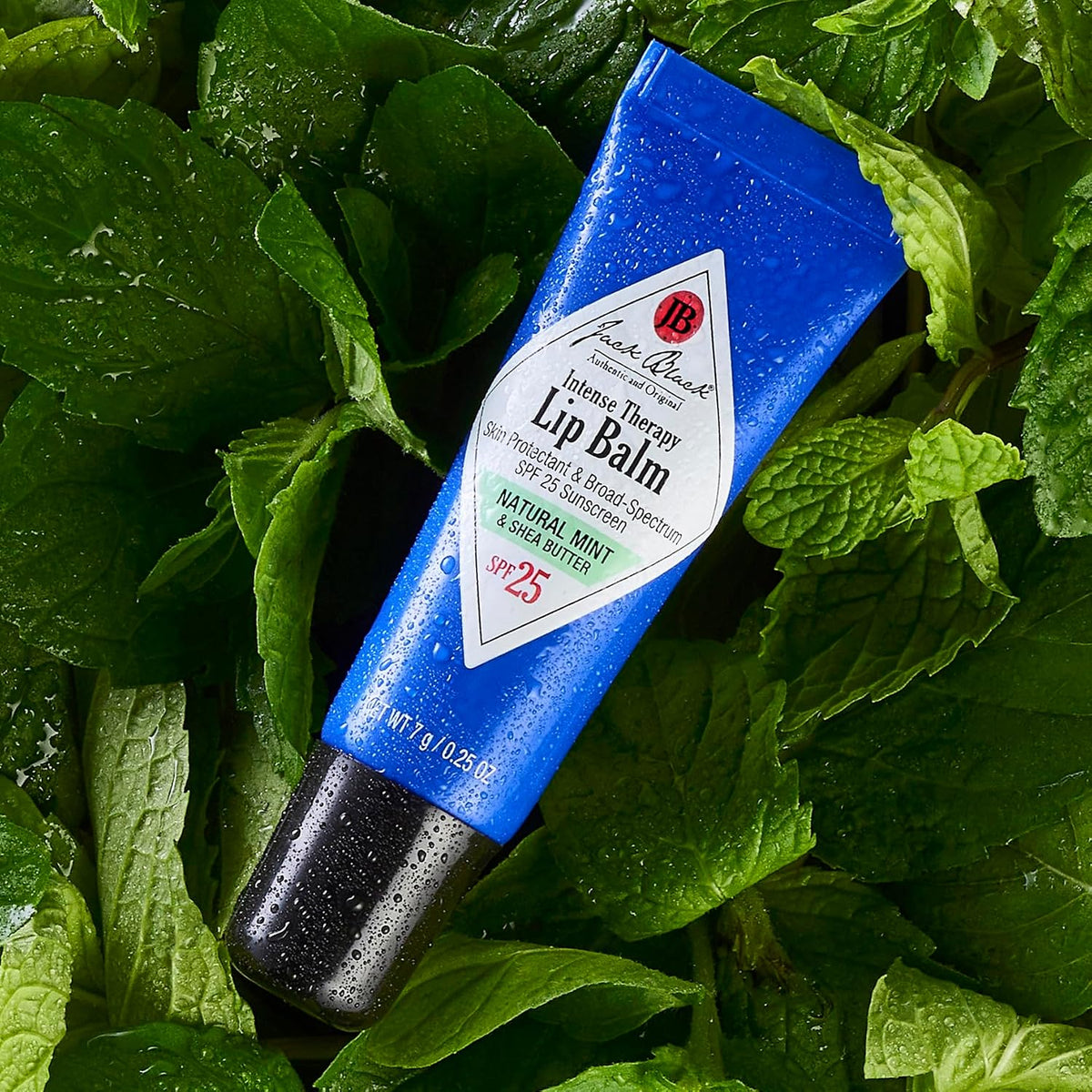 Jack Black Intense Therapy Lip Balm SPF 25, Natural Mint, 0.25 oz (7 g) x 3 - view 2