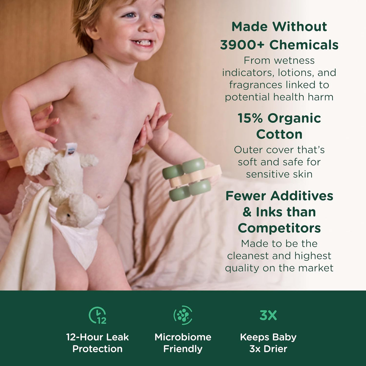 Healthybaby Training Pants Toddler Nappy Pants, Size 6, 32 Count - view 5