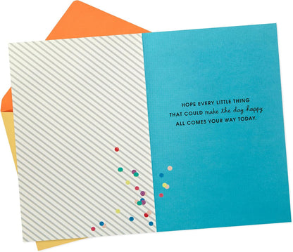 Hallmark Birthday Card with Envelope, Birthday Confetti - view 2