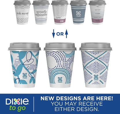 Dixie To Go Insulated Paper Coffee Cups with Lids, 12 oz (360 ml), 14 Count - view 4