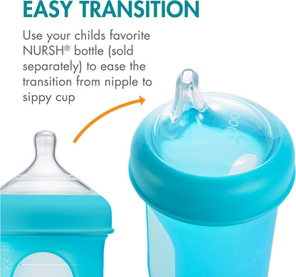 Boon Nursh Silicone Sippy Cup Lids, 3 Count, 6 Months+ - view 4