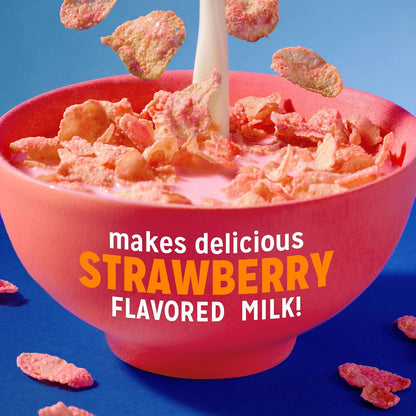 Kellogg's Frosted Flakes Strawberry Milkshake Cereal 11.6 oz (328g) - view 4