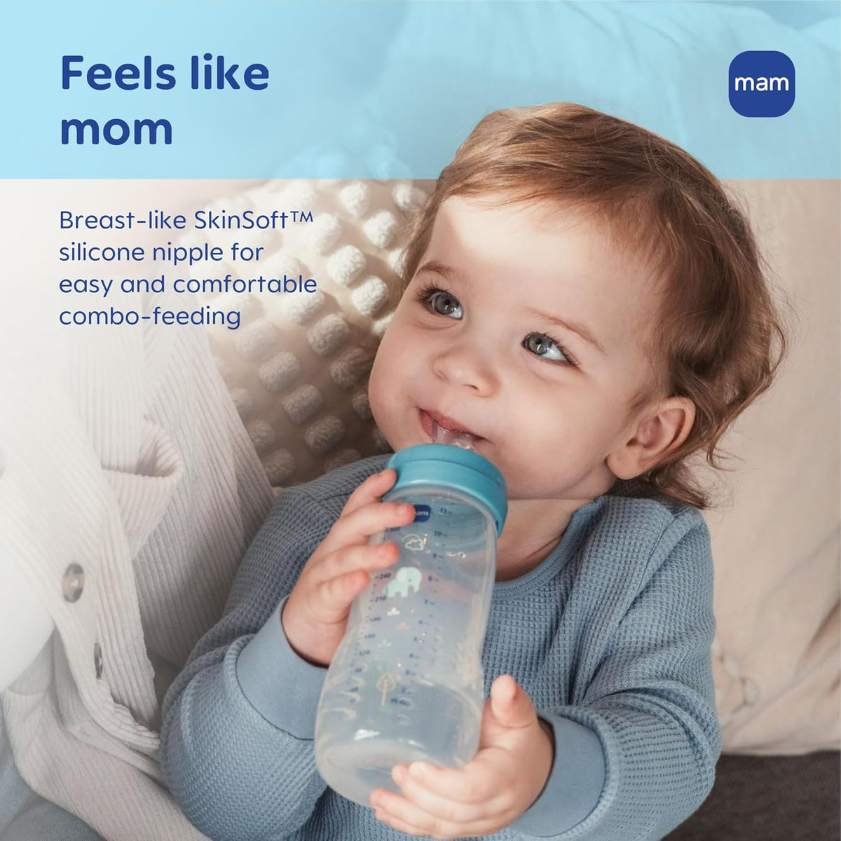 MAM Easy Active Anti-Colic Baby Bottle, 11 oz (330 ml), 2 Pack - view 6