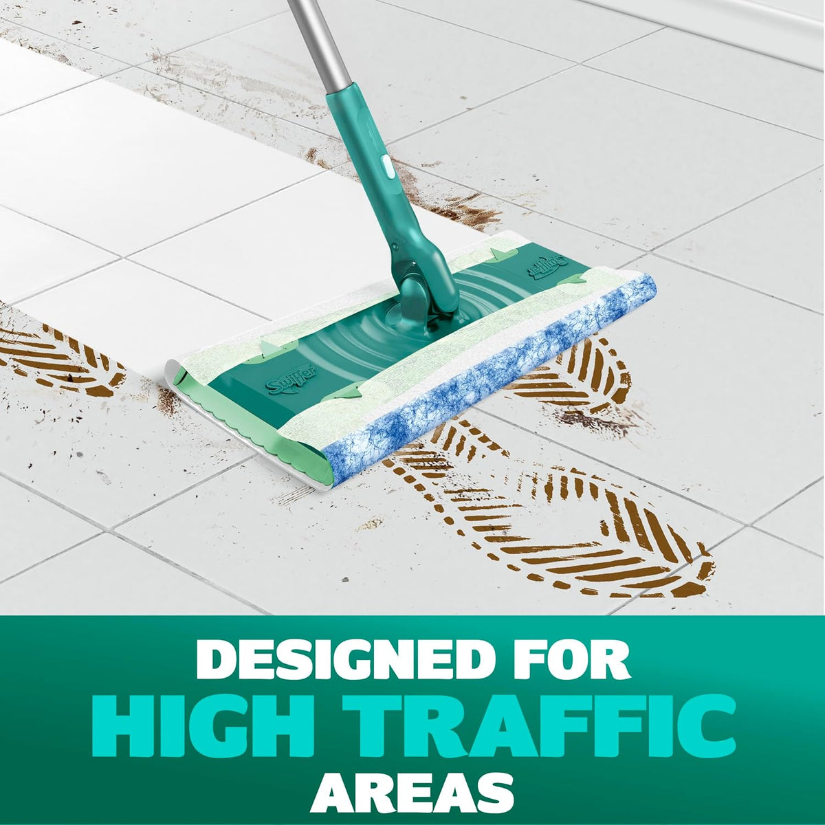 Swiffer Mop & Go Deluxe 2-in-1 Kit with 5 Dry and 3 Wet Cloths - view 4