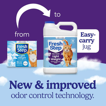 Fresh Step Advanced Odor Shield Lightweight Clumping Litter, 11.5 lb, Pack of 2 - view 2