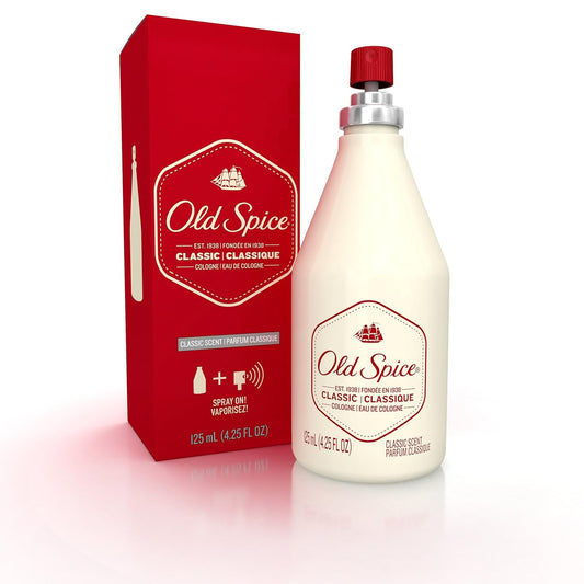Old Spice Classic Cologne Spray 4.25 oz (125 ml)
