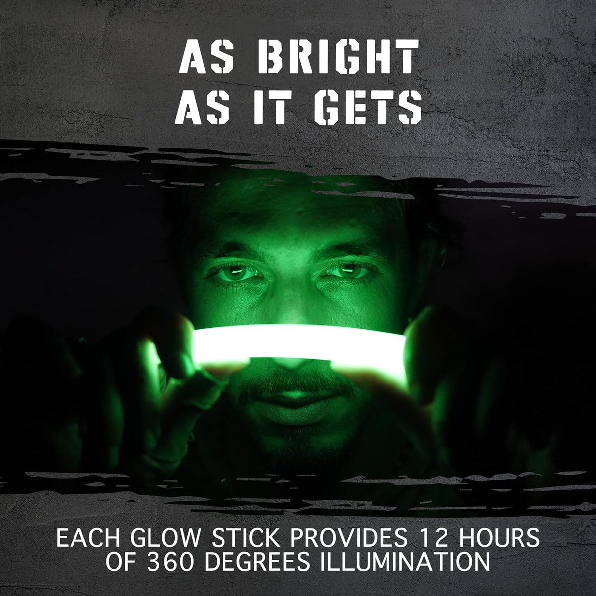 Glow Mind Emergency Glow Sticks, Green, Pack of 12 - view 3