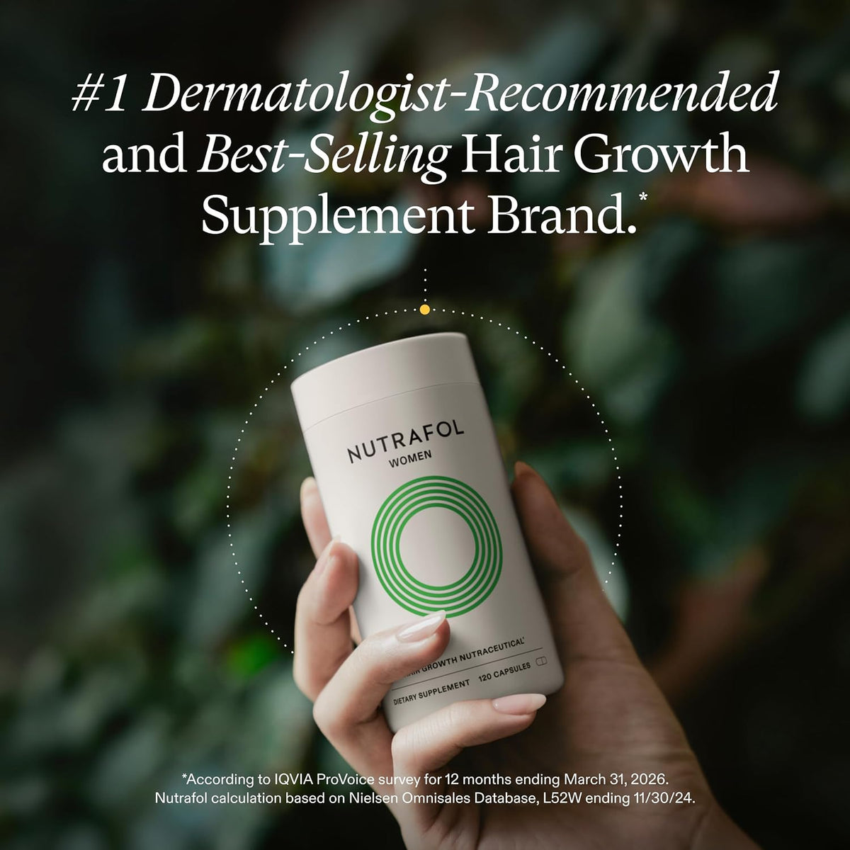 Nutrafol Women Hair Growth Supplement, Ages 18-44, 1-Month Supply - view 3