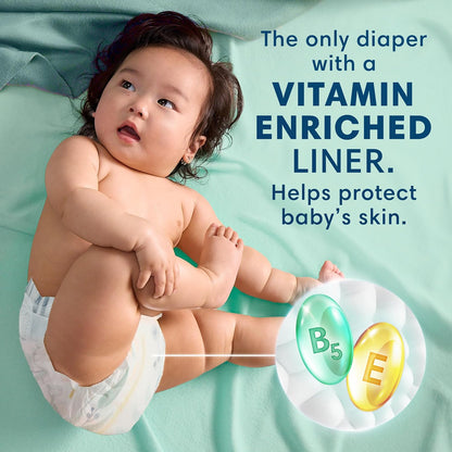 Pampers Pure Nappies Size 2 (12-18 lbs), 120 Count - view 3
