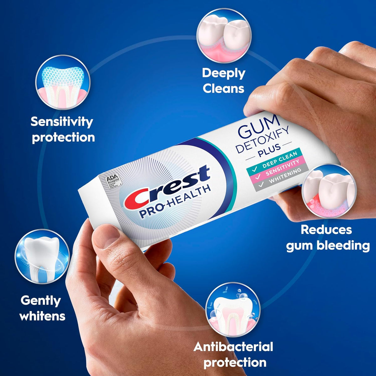 Crest Pro-Health Gum Detoxify Plus Toothpaste, 4.5 oz, Pack of 3 - view 3